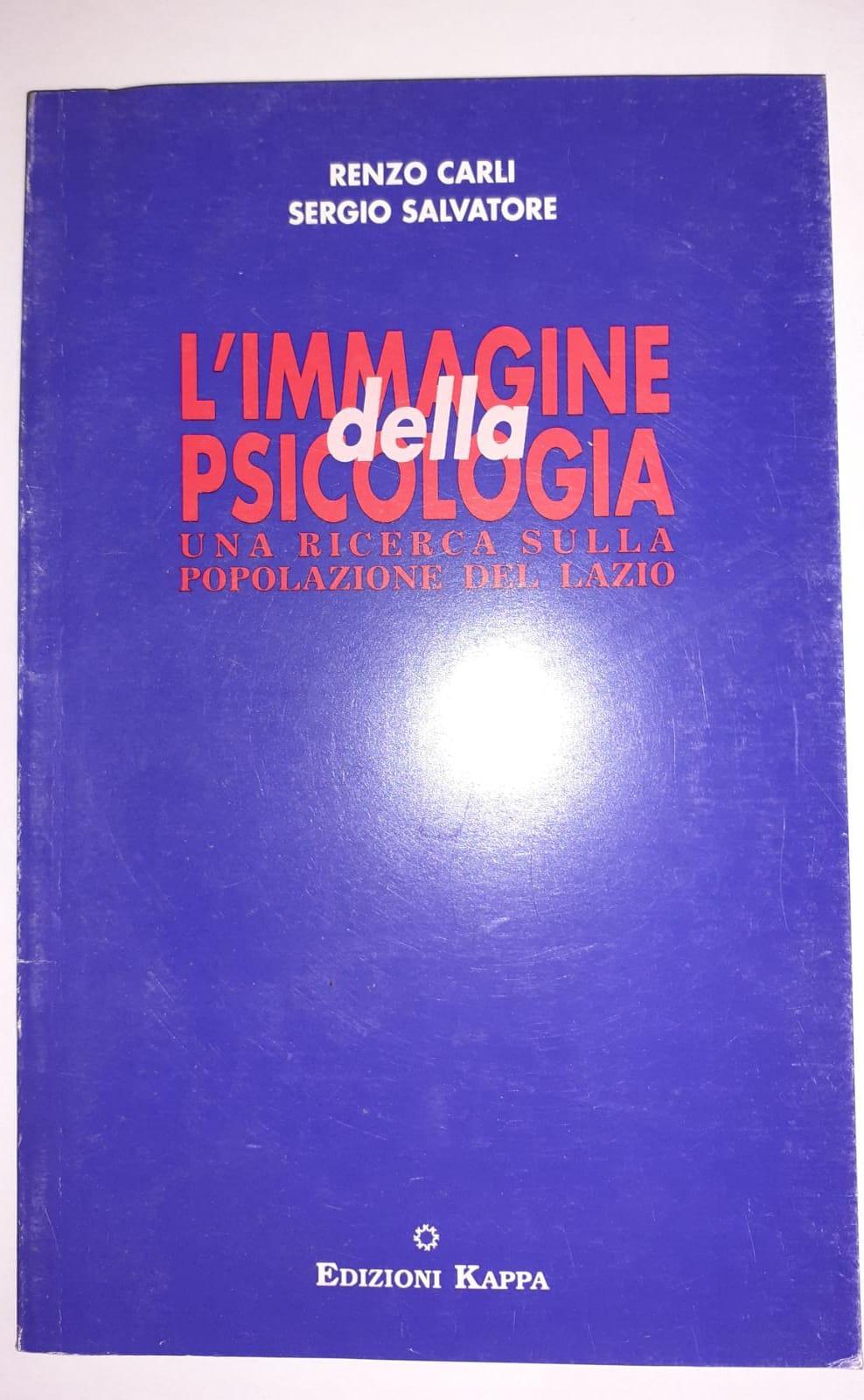 L' immagine della psicologia : una ricerca sulla popolazione del Lazio - copertina