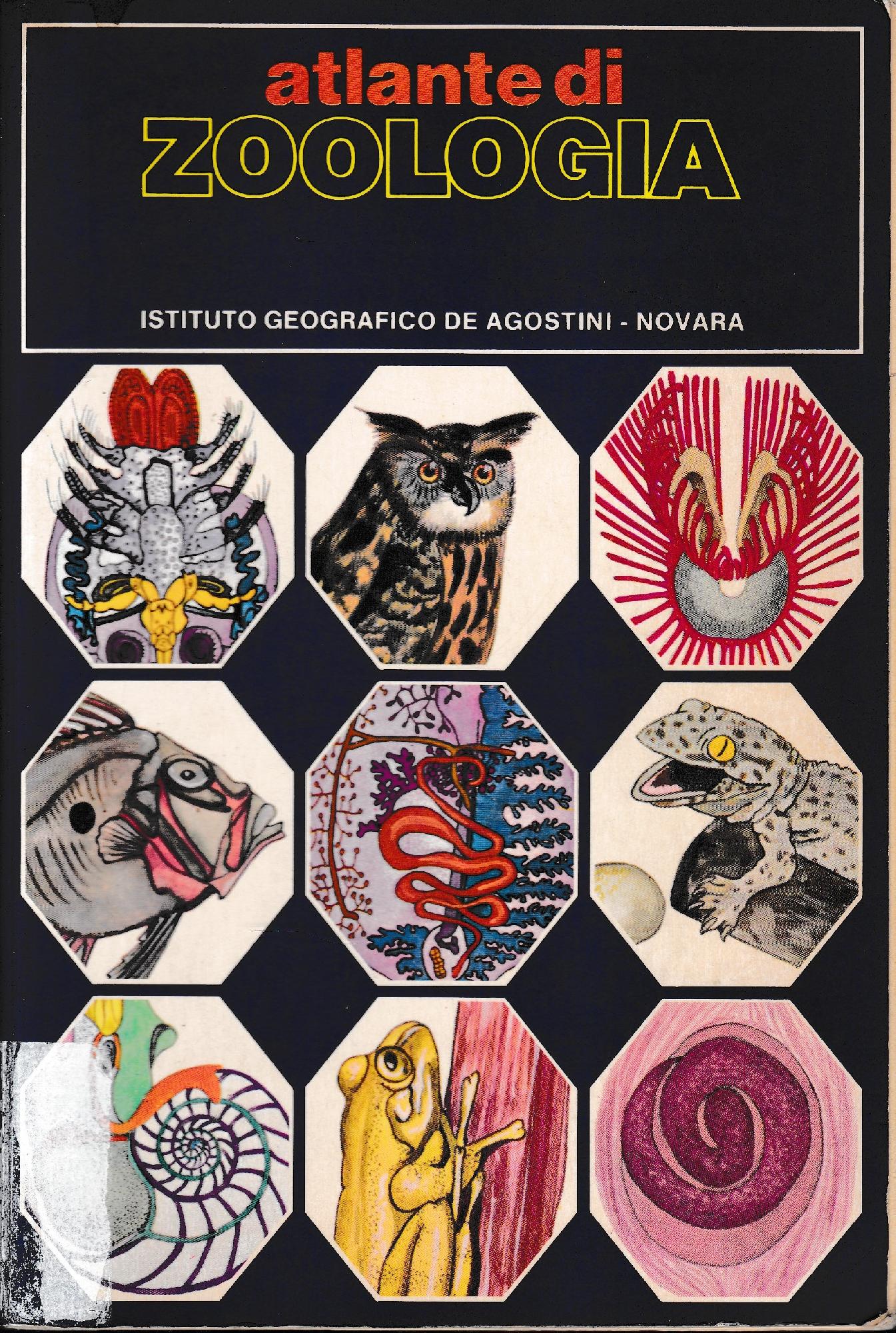 Atlante di zoologia, parte prima - copertina