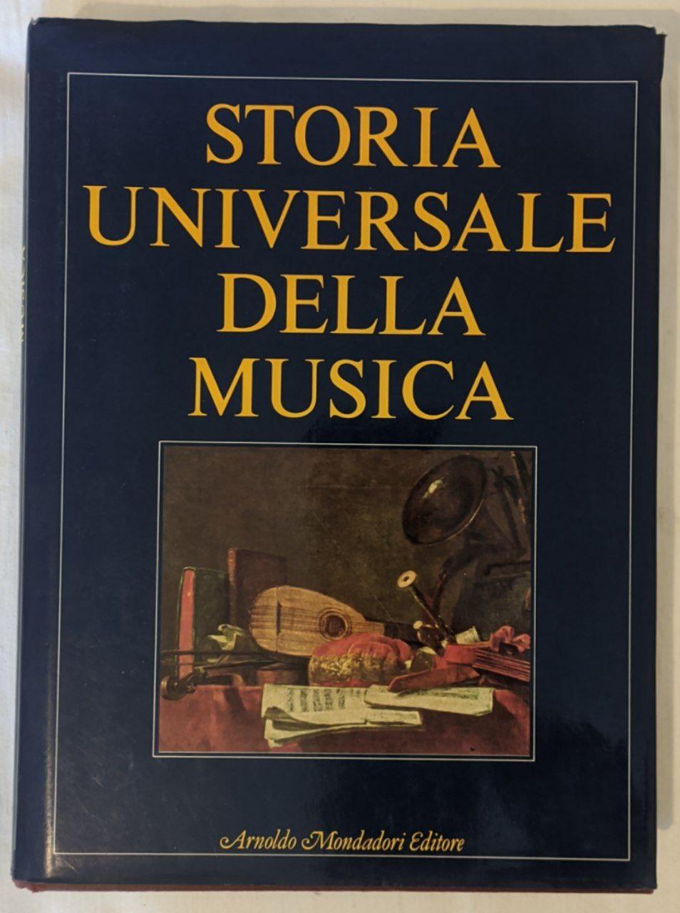 Storia universale della musica - copertina