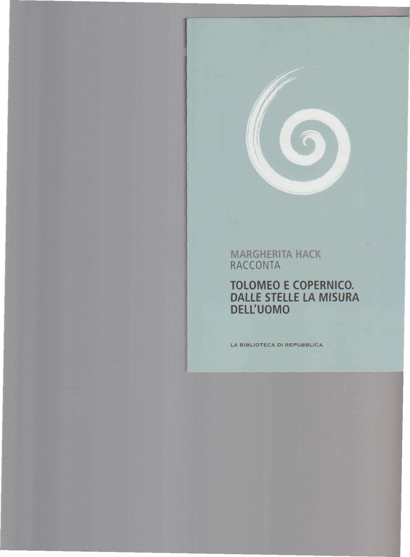 TOLOMEO E COPERNICO DALLE STELLE LA MISURA DELL'UOMO - copertina