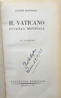 Il Vaticano, potenza mondiale. - copertina