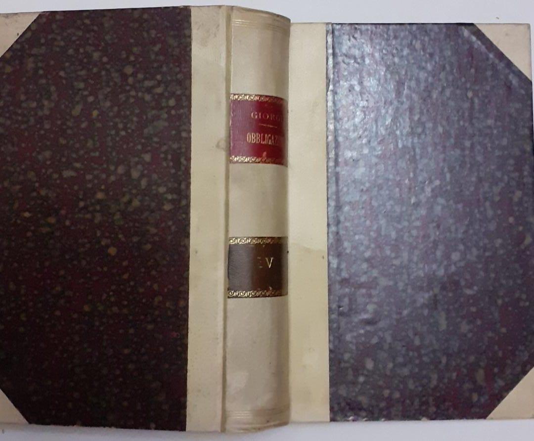 Teoria delle obbligazioni nel diritto moderno italiano - copertina