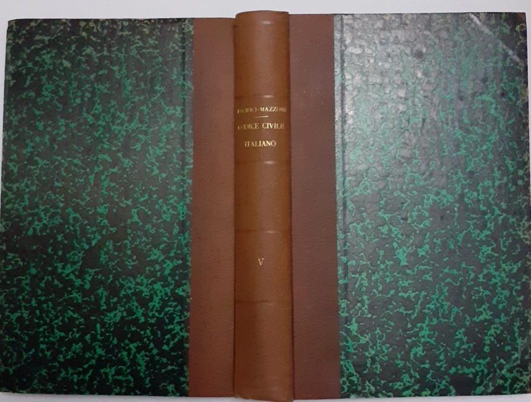 Codice civile italiano Vol. V parte seconda - copertina