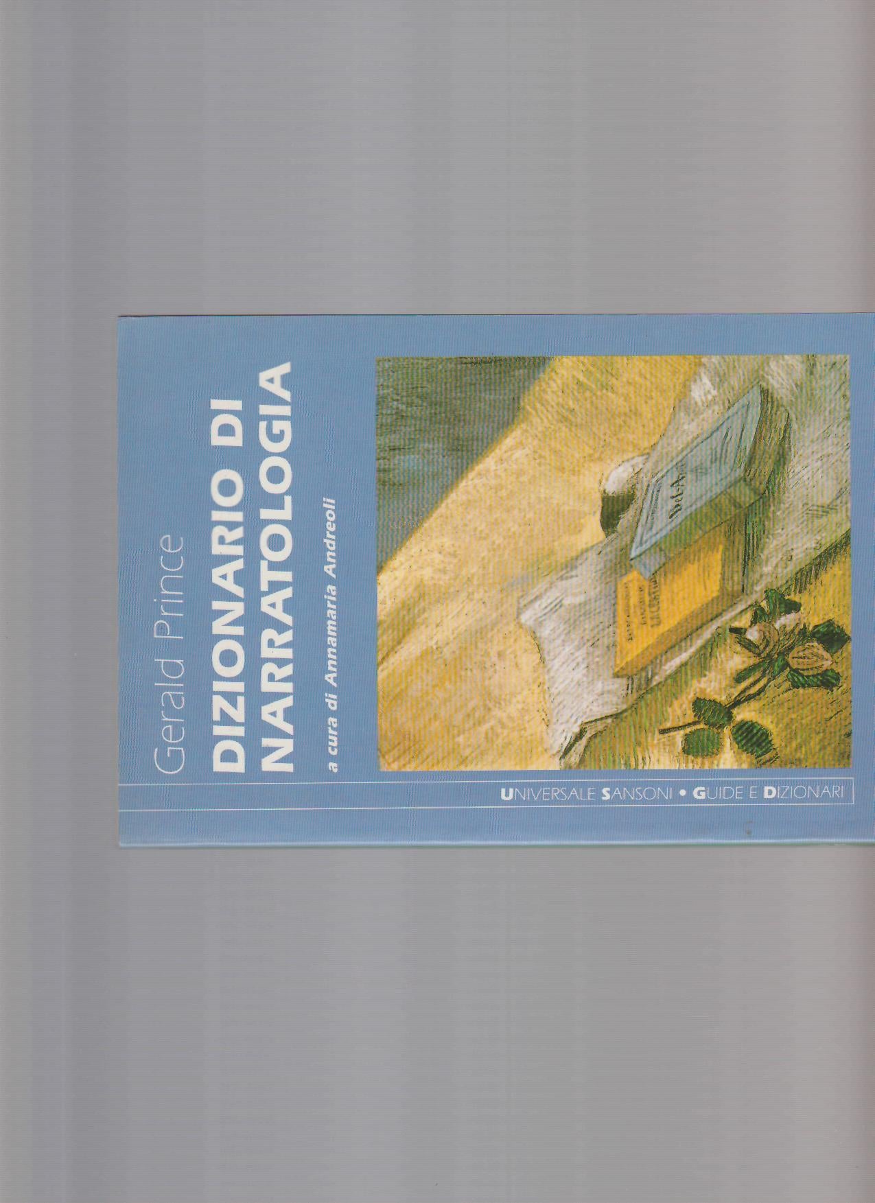 DIZIONARIO DI NARRATOLOGIA - copertina