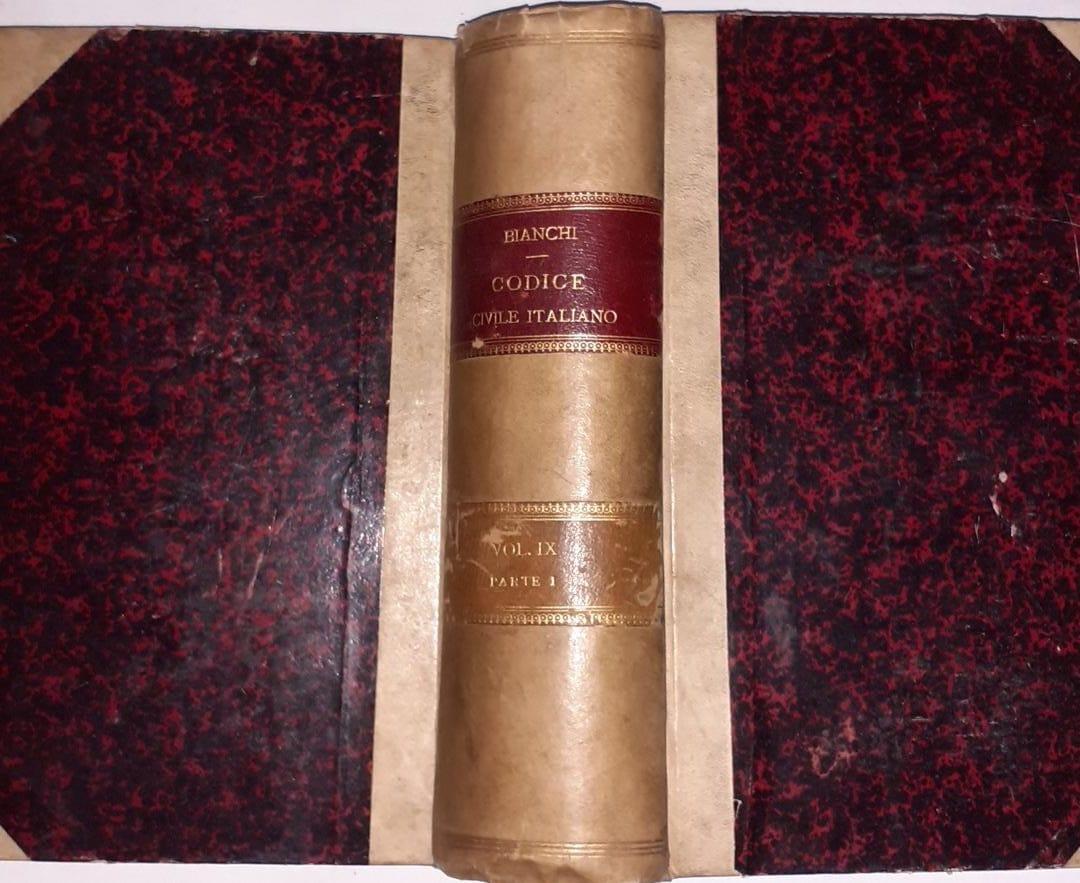 Corso di codice civile italiano Volume IX Parte I - copertina