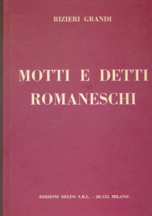 Motti e detti romaneschi - copertina
