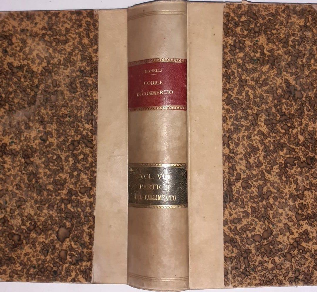 Commentario al codice di commercio Vol VIII Parte II - copertina
