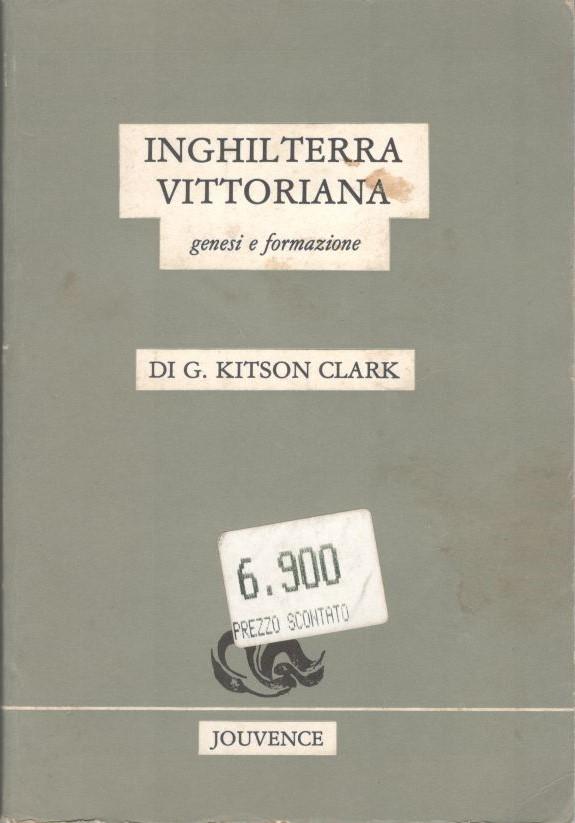 Inghilterra vittoriana. Genesi e formazione - copertina