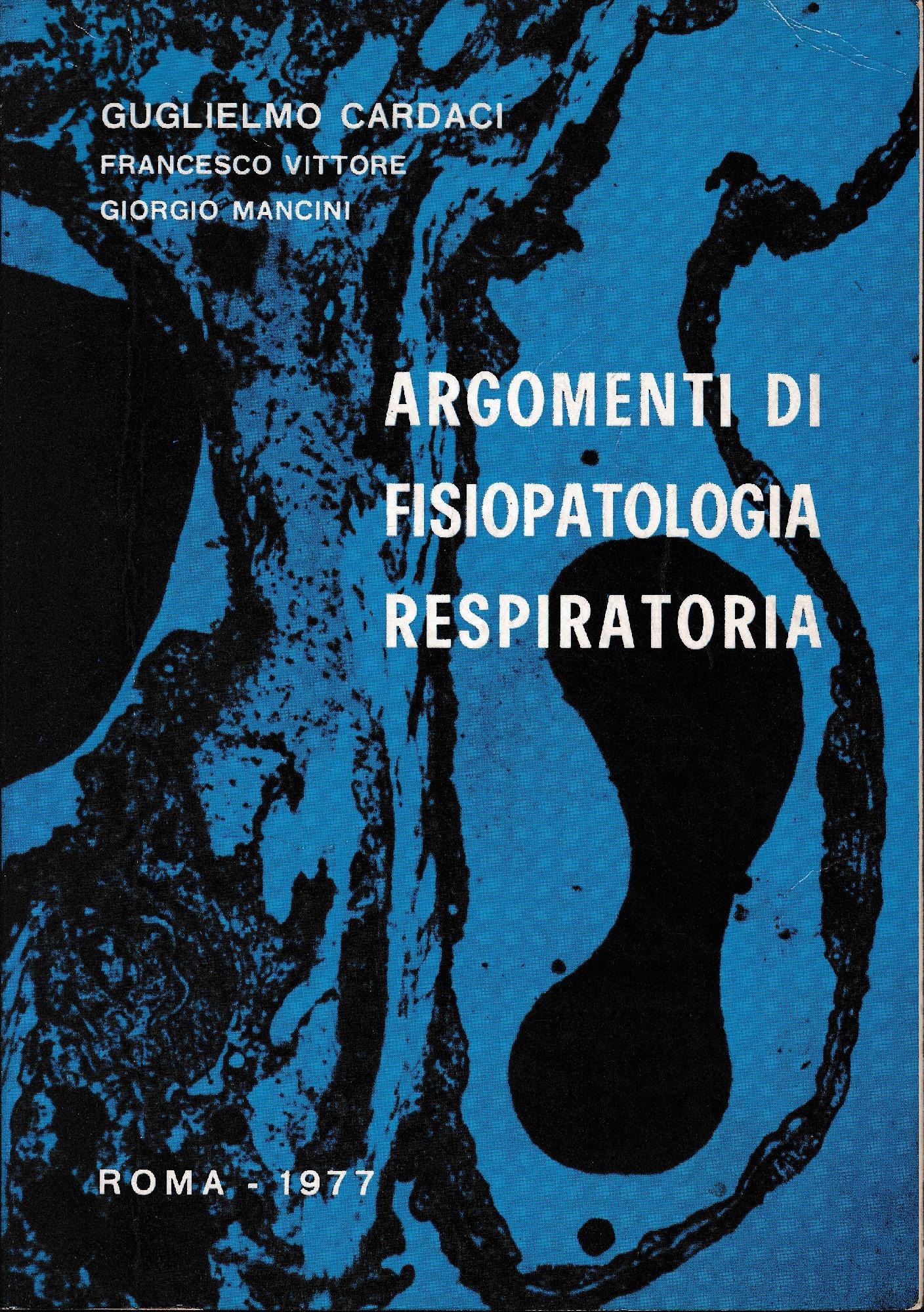 Argomenti di fisiopatologia respiratoria - copertina