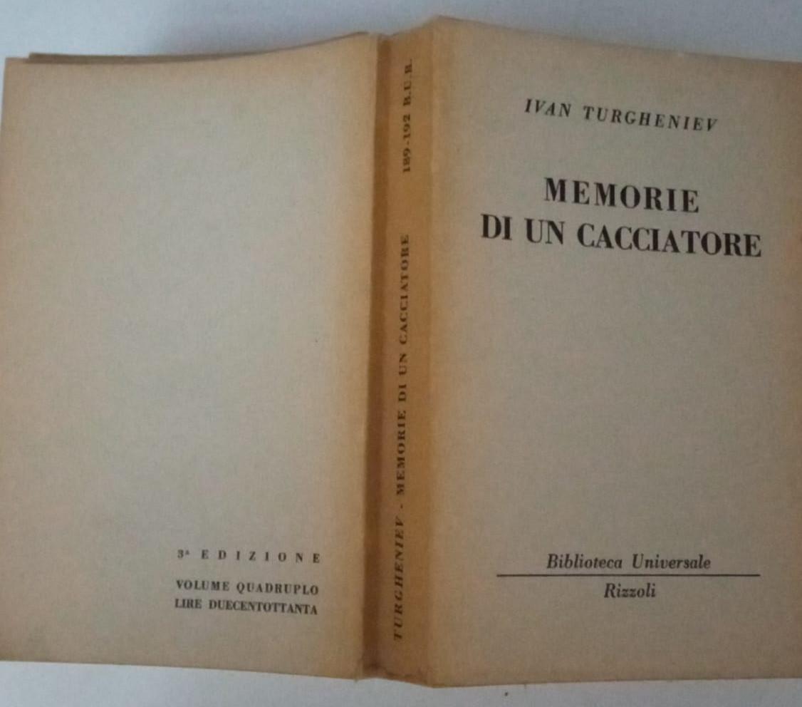 Memorie di un cacciatore - copertina