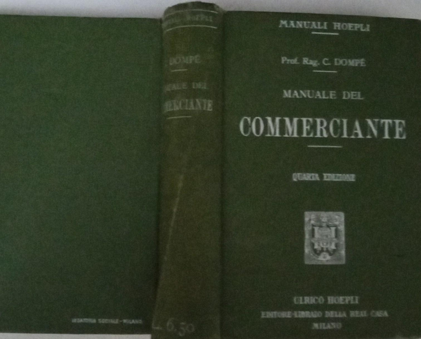 Manuale del commerciante - copertina