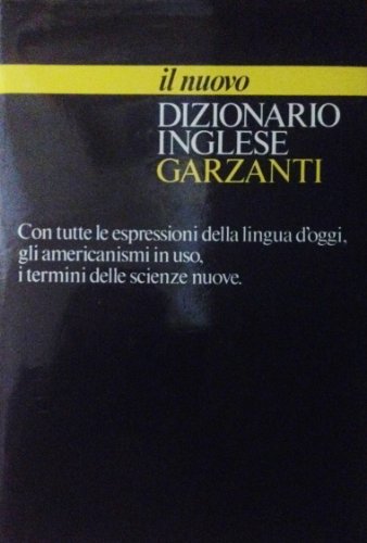 Il nuovo dizionario inglese Garzanti - copertina