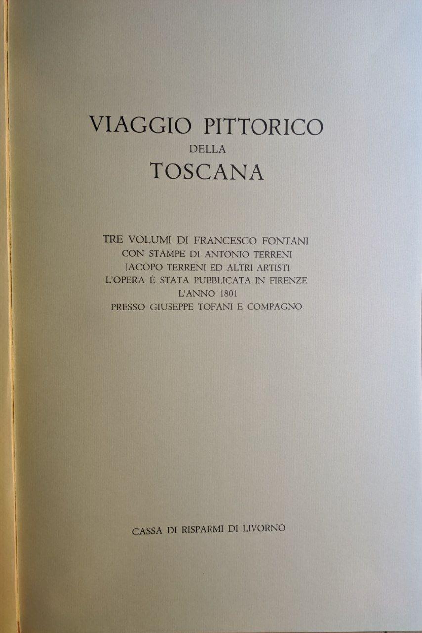 Viaggio pittorico della Toscana - copertina