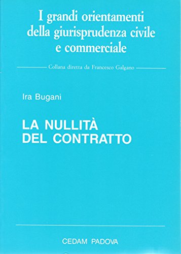 La nullità del contratto - copertina