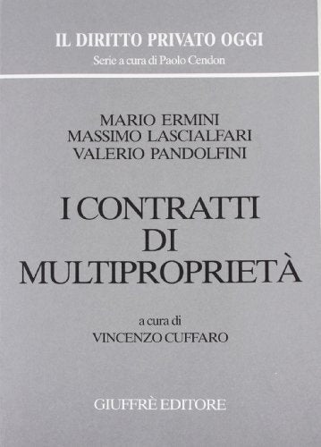 I contratti di multiproprietà - copertina