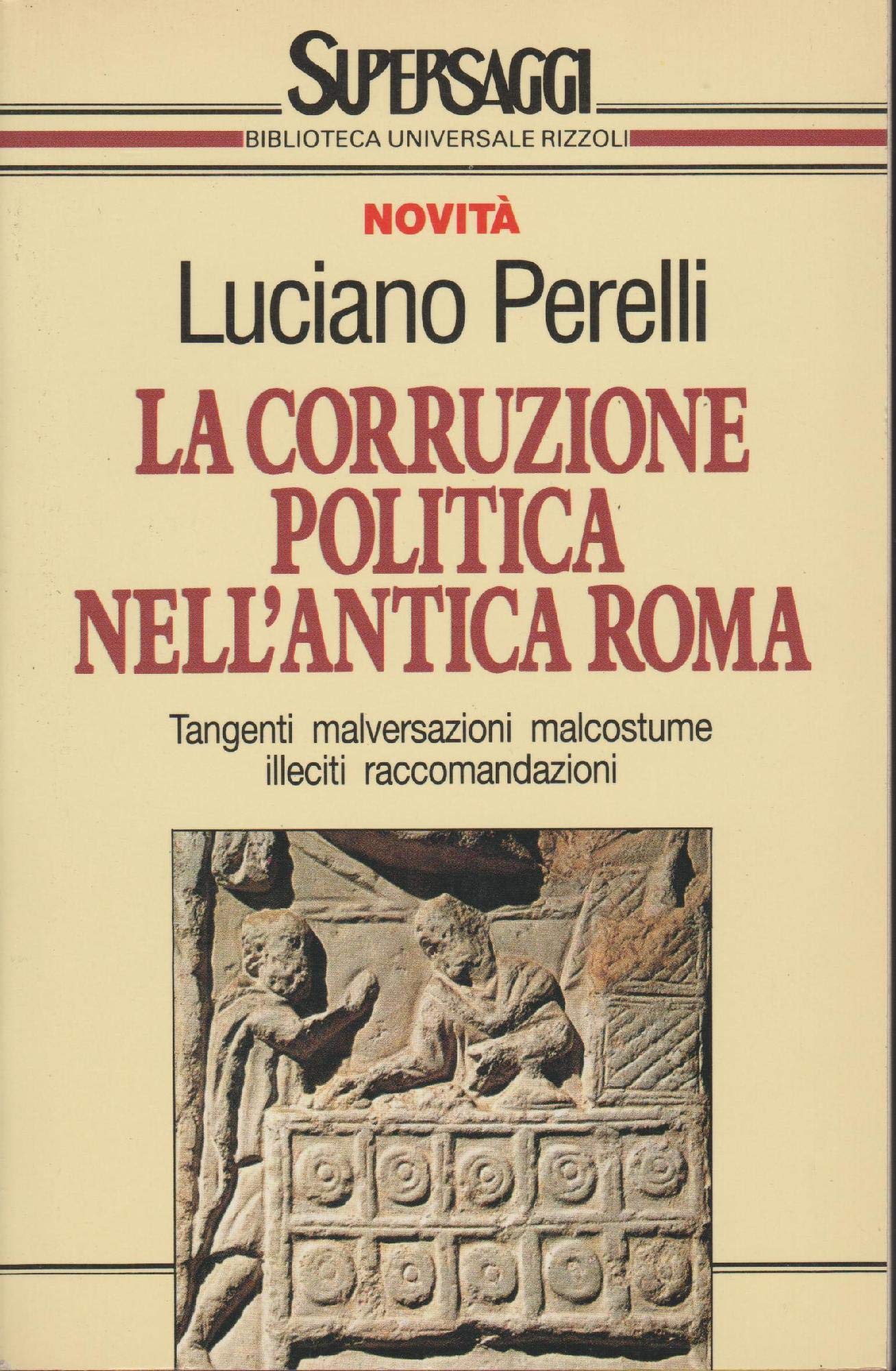 Corruzione politica nell'antica Roma - copertina