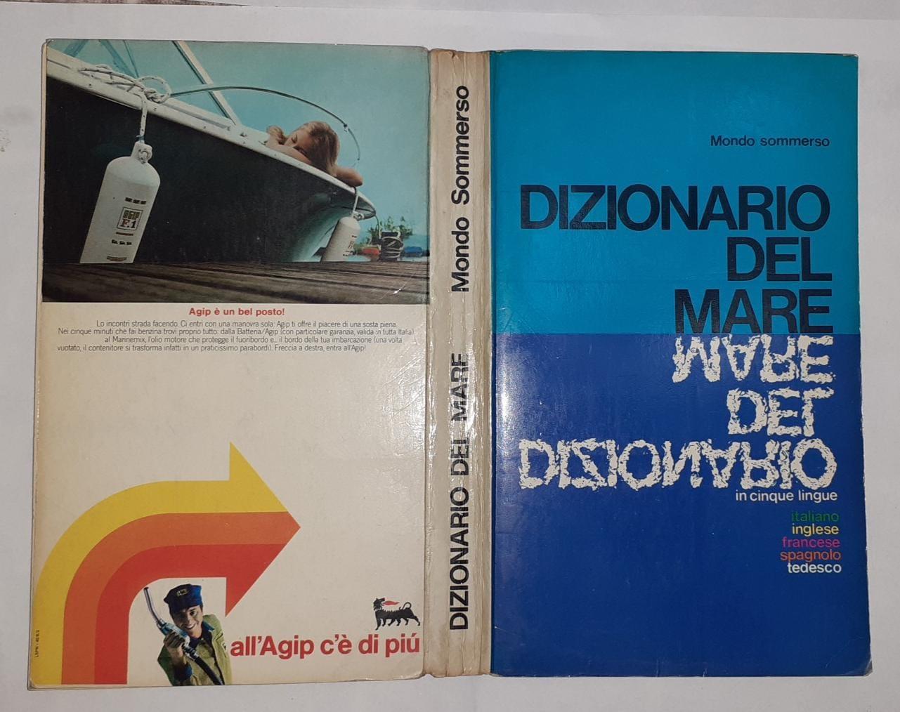 Dizionario del mare in cinque lingue - copertina
