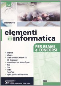 Elementi di informatica. Per esami e concorsi - copertina