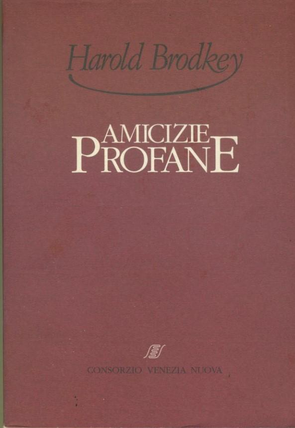 Amicizie profane - copertina