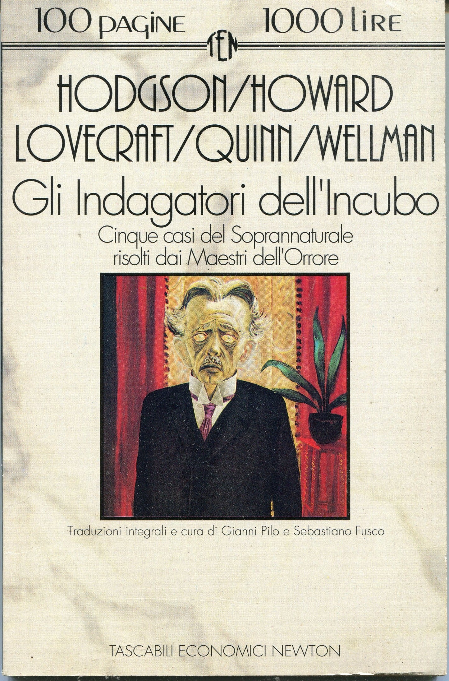Gli indagatori dell'incubo. - copertina