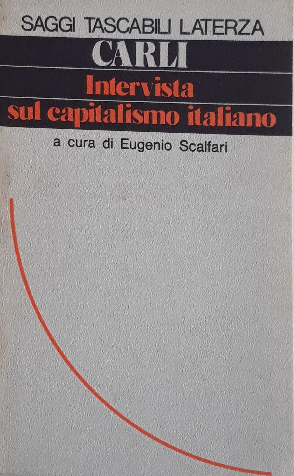 Intervista sul capitalismo italiano - copertina