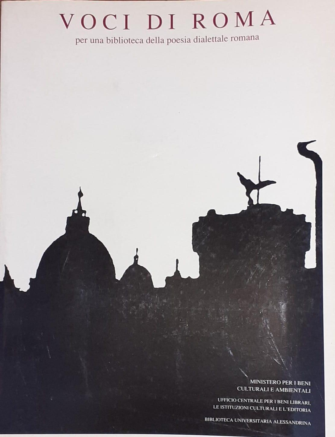 Voci di Roma: per una biblioteca della poesia dialettale roman - copertina