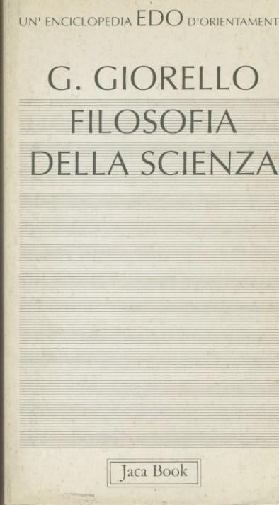 Filosofia della scienza - copertina