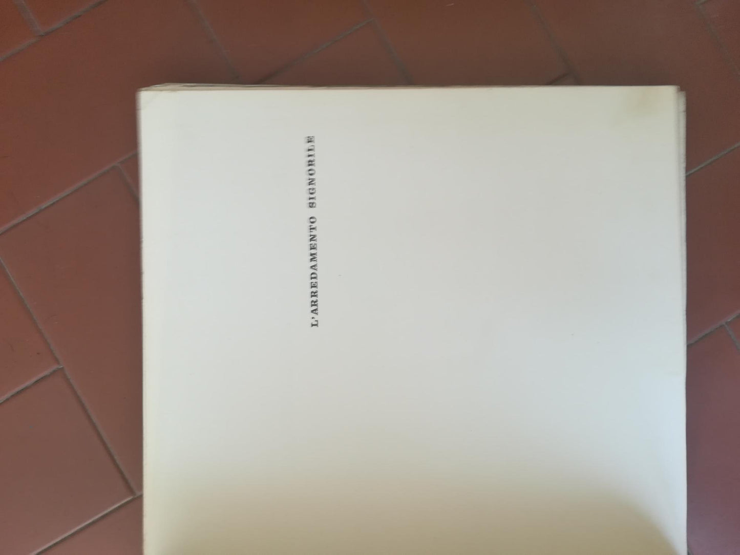 L'arredamento signorile - copertina