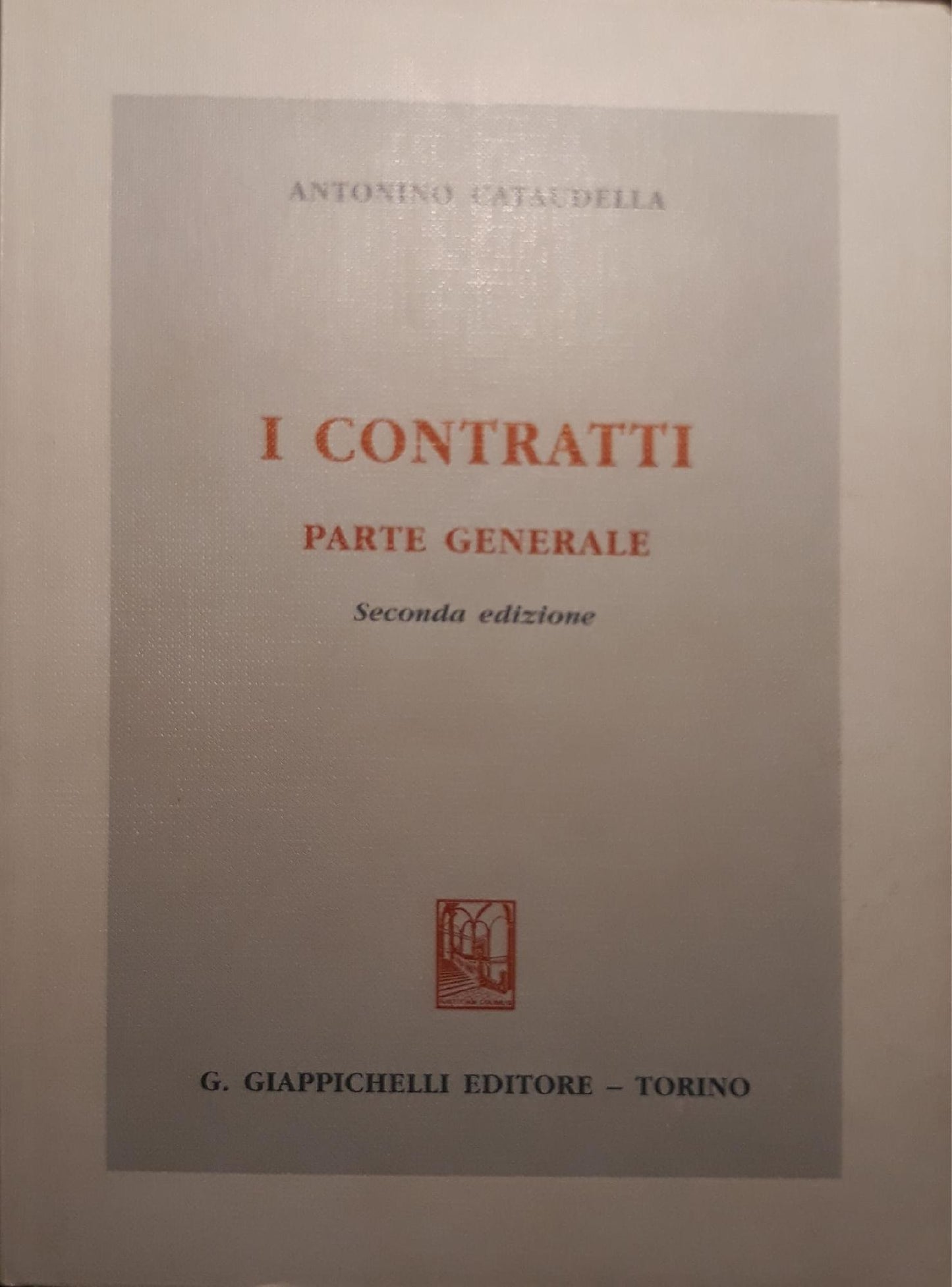 I contratti. Parte generale - copertina