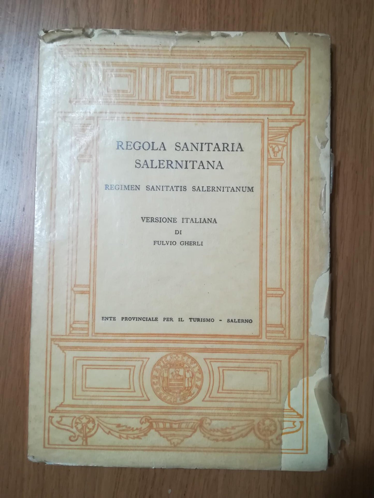 Regla sanitaria salernitana - copertina
