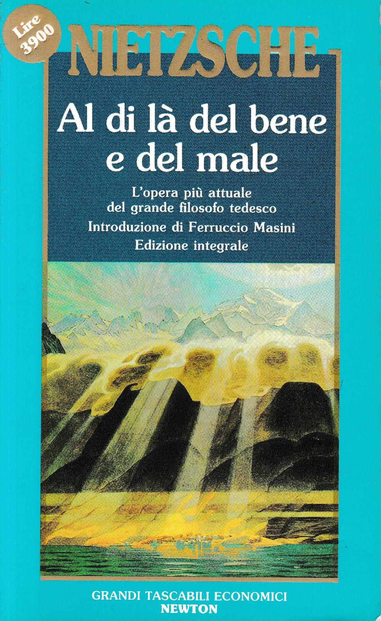Al di la' del bene e del male. Preludio di una filosofia dell'avvenire - copertina