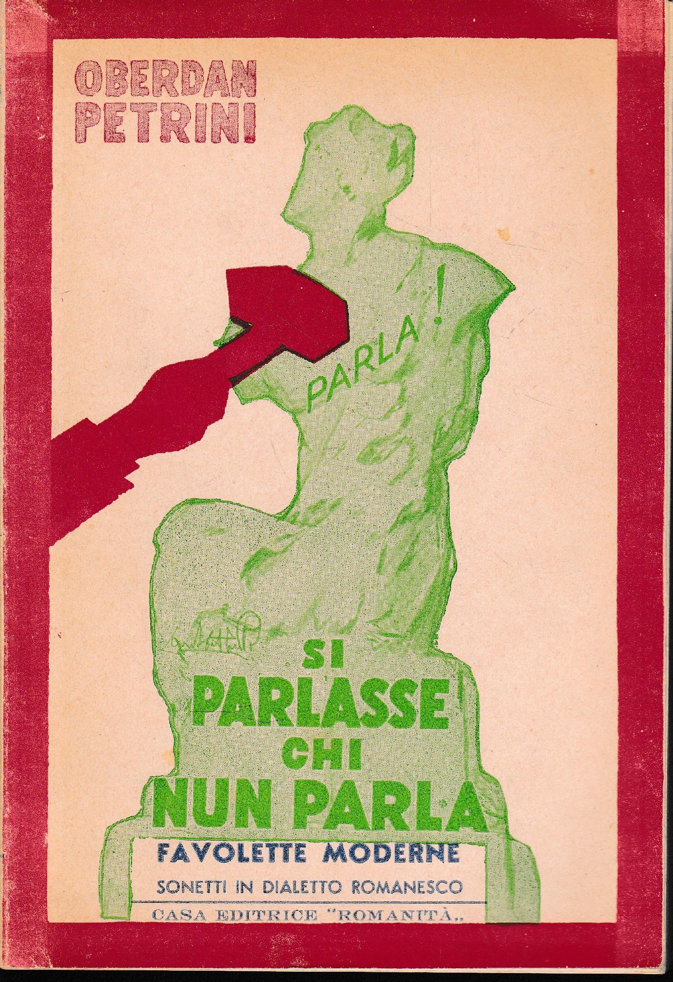Si parlasse chi nun parla. Sonetti in dialetto romanesco - copertina