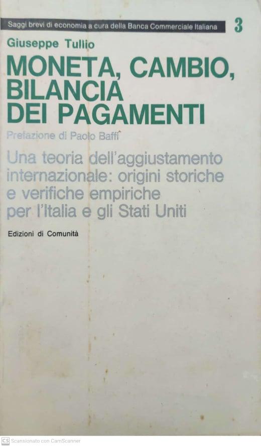 Moneta, cambio, bilancia dei pagamenti - copertina