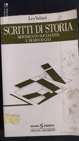 Scritti di storia: movimento socialista e democrazia - copertina