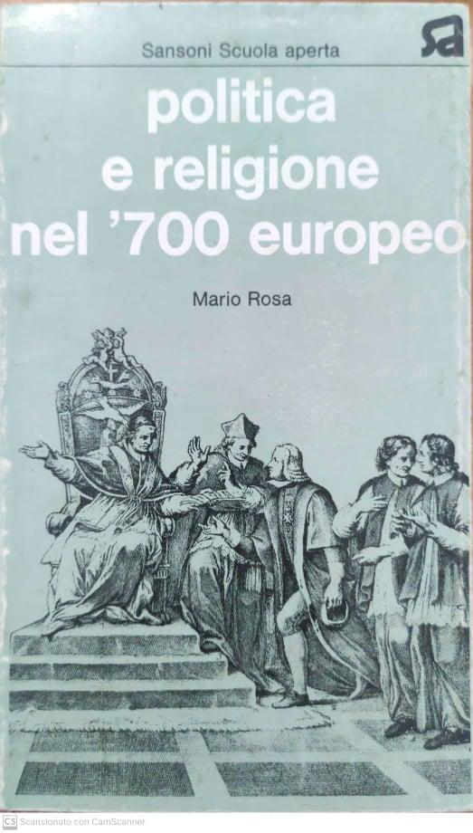Politica e religione nel '700 europeo - copertina
