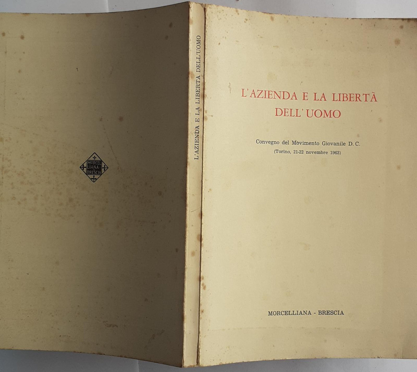 L'azienda e la liberta' dell'uomo - copertina