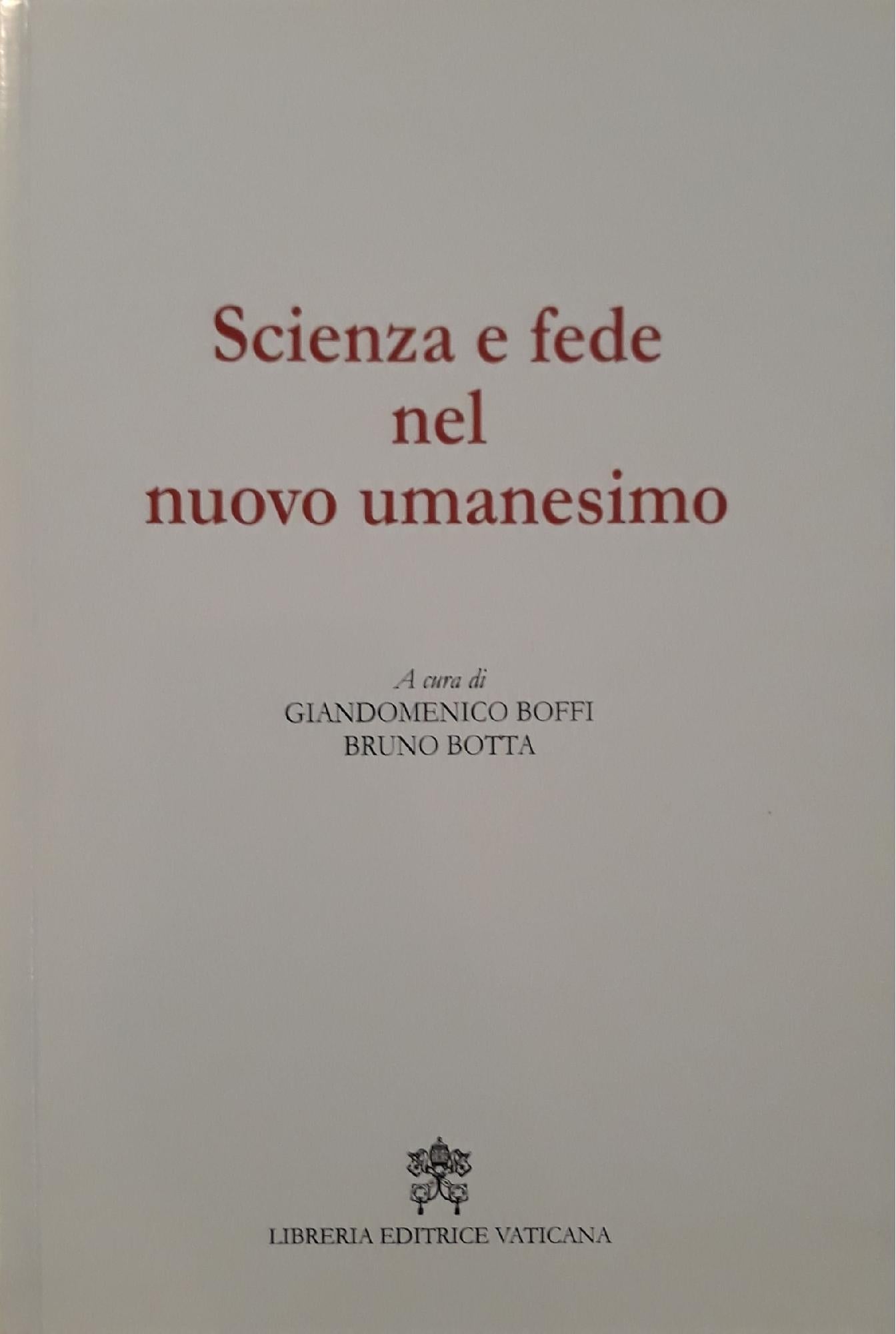 Scienza e fede nel nuovo umanesimo - copertina