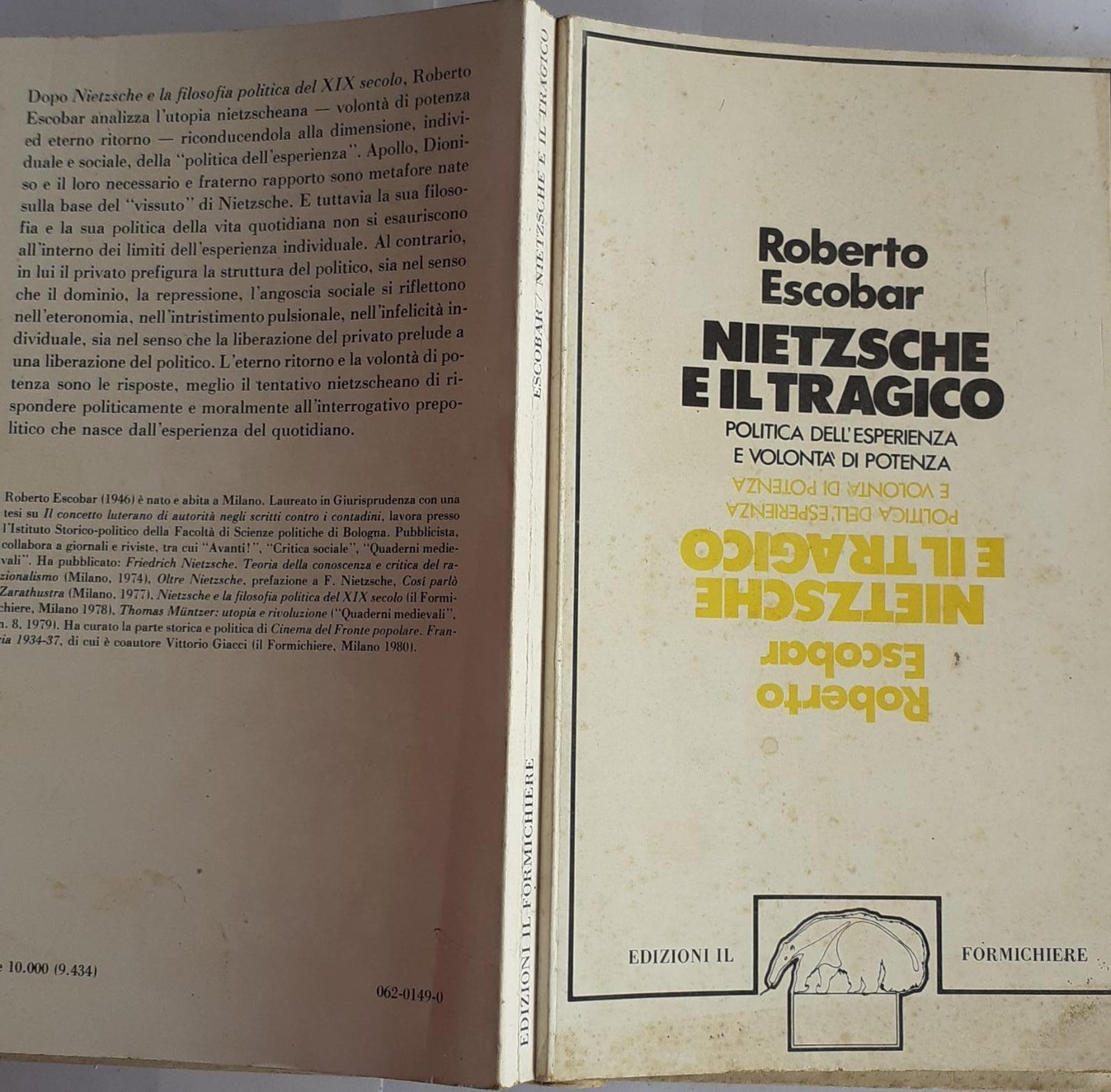 Nietzsche e il tragico politica dell'esperienza e volonta' di potenza - copertina