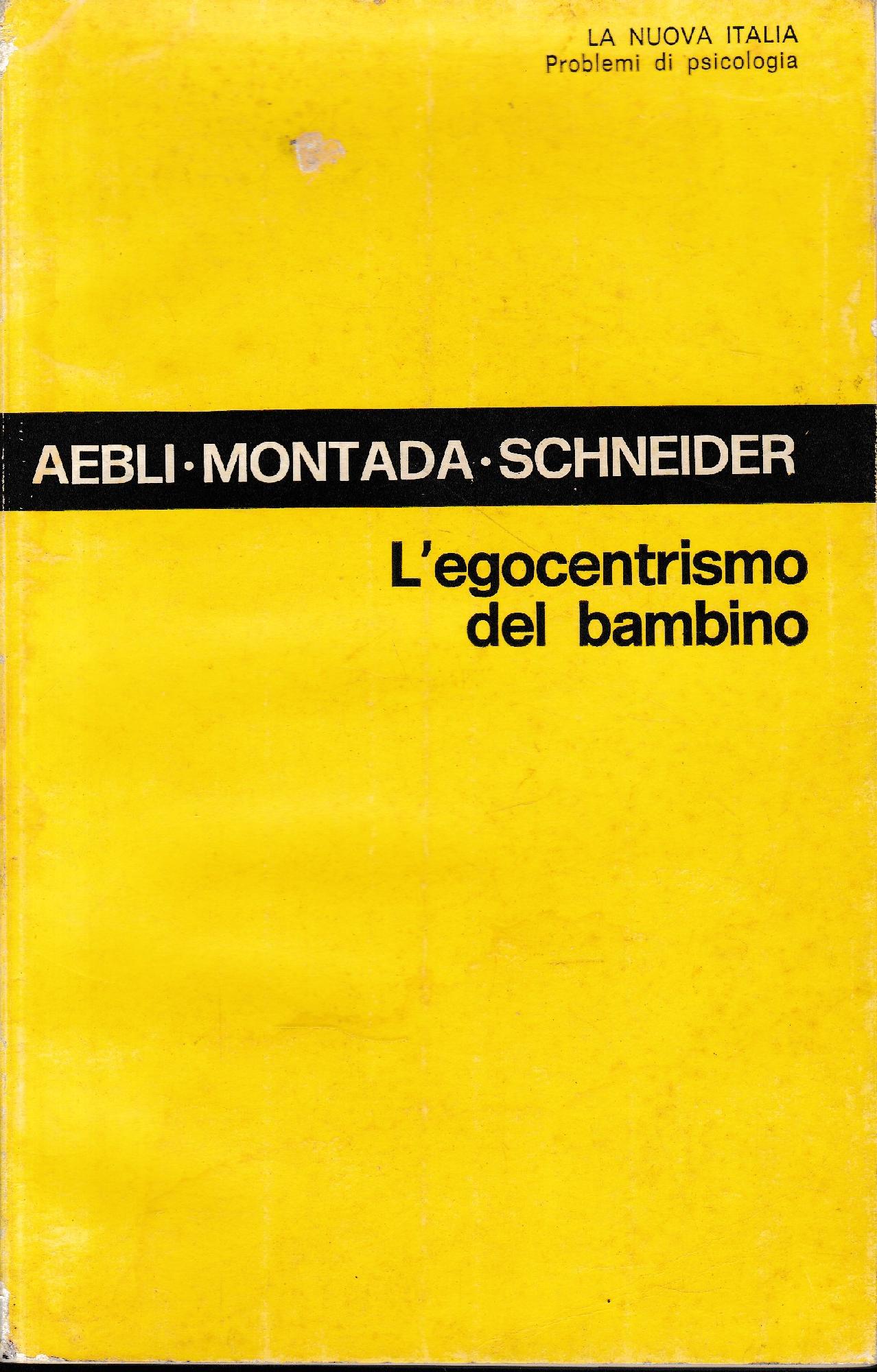 L'egocentrismo del bambino - copertina