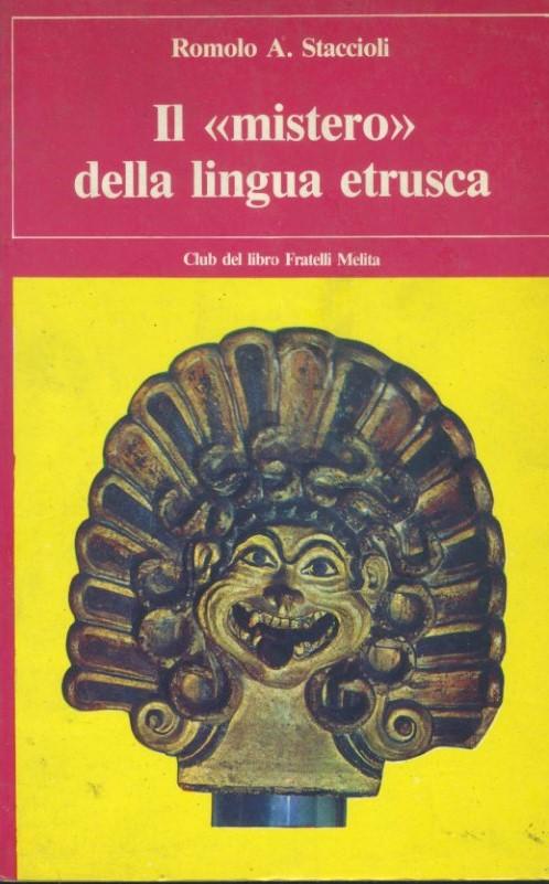 Il mistero della lingua etrusca - copertina