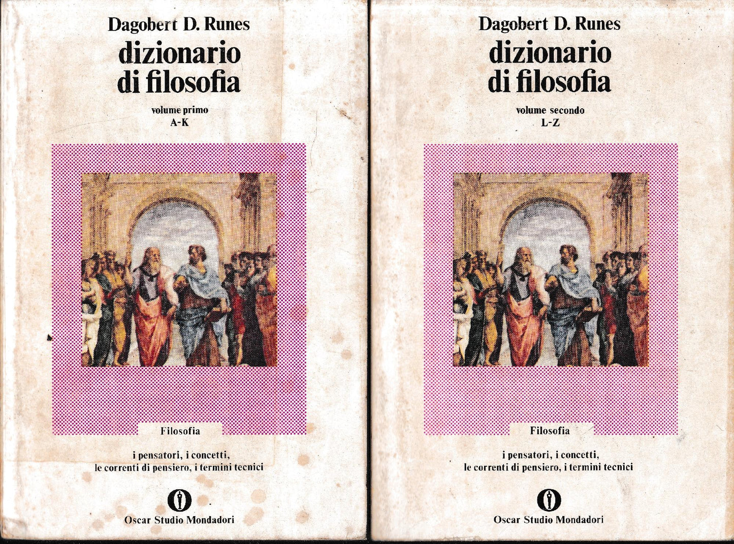 Dizionario di filosofia due volumi - copertina