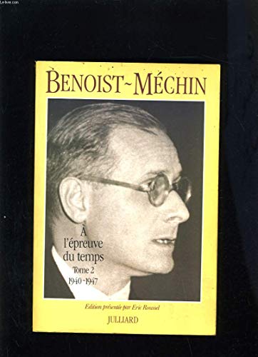 À l'épreuve du temps Tome 2 : 1940-1947 - copertina