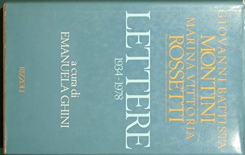Lettere 1934-1978 - copertina