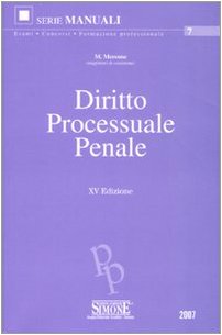 Diritto processuale penale - copertina