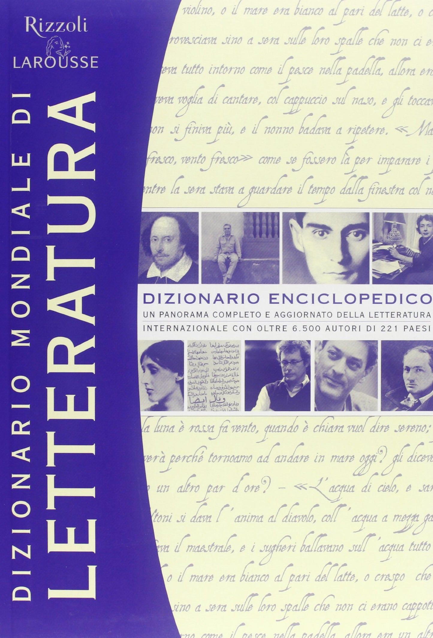 Dizionario mondiale di letteratura - copertina