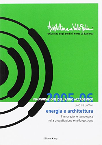 Energia e architettura - copertina
