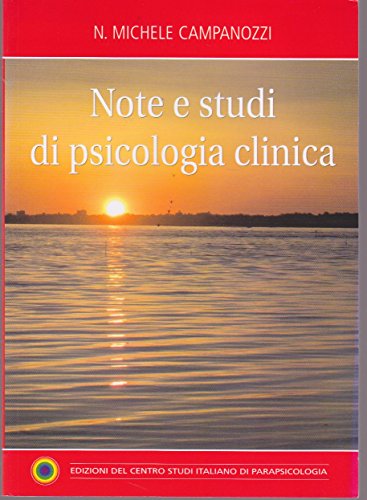 Note e studi di psicologia clinica - copertina