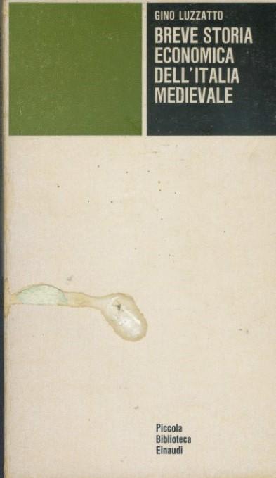 Breve storia economica dell' Italia medievale. Dalla caduta dell'impero romano al principio del Cinquecento - copertina