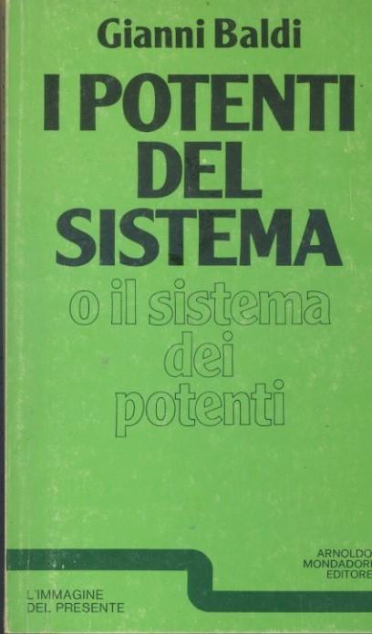 I potenti del sistema o il sistema dei potenti - copertina