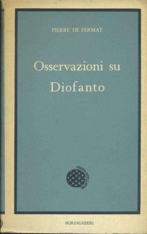 Osservazione su Diofanto - copertina
